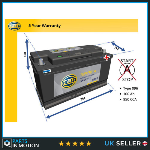 Battery fits aston - aston, martin