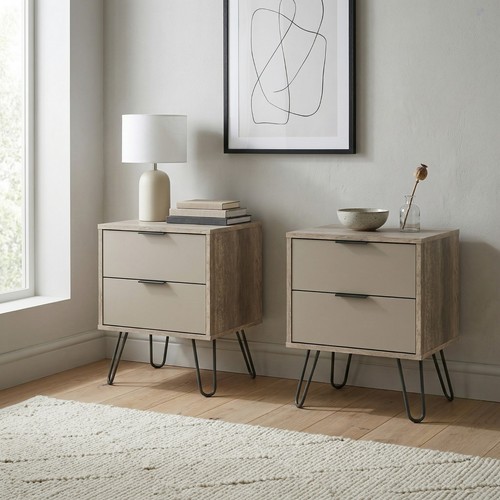 Pair augusta bedside - of,