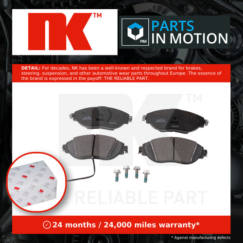 Brake pads set fits sharan - brake,