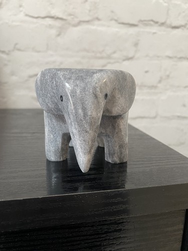 Marble elephant tea light - tea,