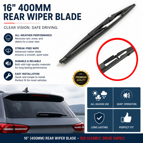 Rear window windscreen wiper - rear,