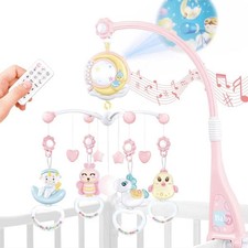 Baby Crib Bell w/Light & Music