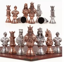 Vintage Figurines Metal Chess