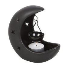 Crescent Moon Black Ceramic