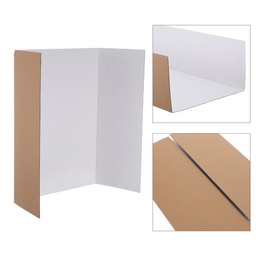4pcs white trifold - 4pcs,