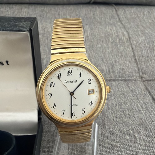 Accurist mens watch with box - mens,