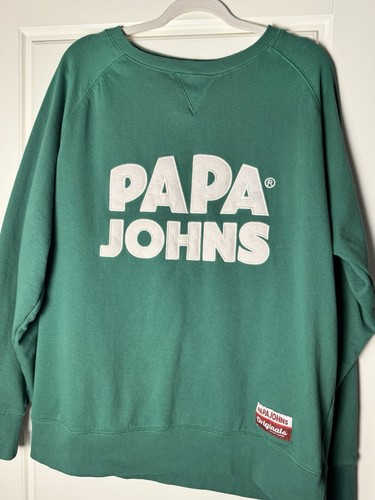 Papa johns logo sweatshirt - papa,