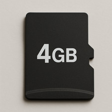 4GB Micro SD Card - Memory