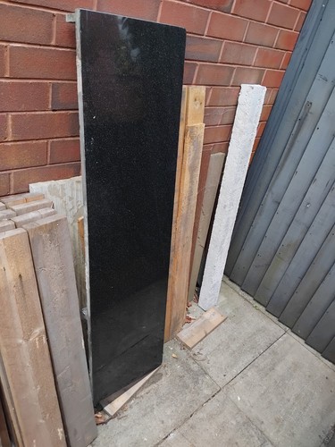 Granite hearth and back panel - granite,