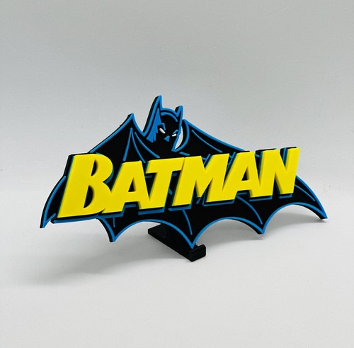 Batman logo wall desk - 3d,
