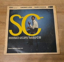 SAM COOKE-SWING LOW  12" VINYL LP ALBUM MONO FAIR CONDITION