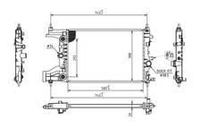RADIATOR ENGINE COOLING FITS