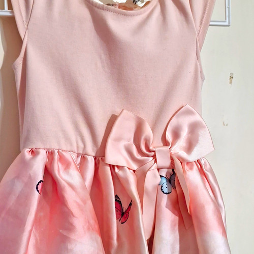 Girls pink satin - girls,