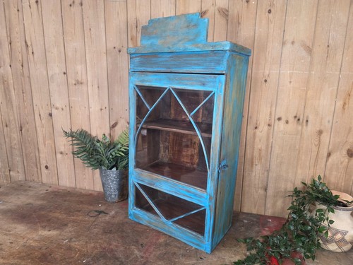 Vintage indian wooden glazed - vintage,