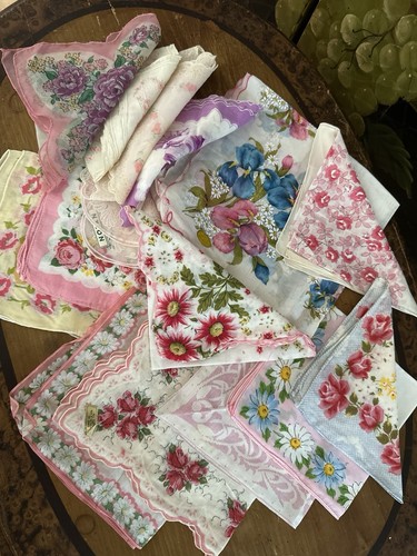 Vintage hankies - vintage,