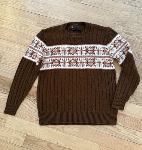 Vintage jersild brown cable - brown,