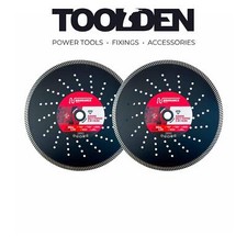 N-Durance M5JET300 5 in 1 Multi Purpose Diamond Blade 300 x 20mm (2 Pack)