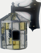 LEADED LANTERN OUTDOOR WALL