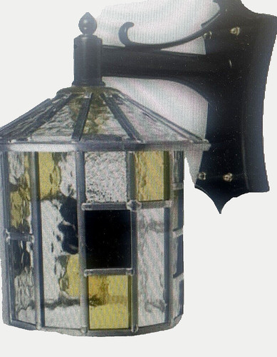Leaded lantern outdoor - lantern, wall