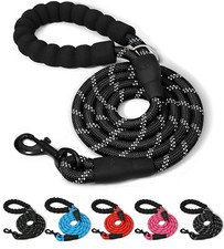 Dog Lead Rope Braided Pet Leads Strong Soft for Medium Large Dogs Walk 5FT New!