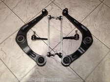 PEUGEOT 206  98- FRONT LOWER WISHBONE SUSPENSION ARMS LINKS & 2 TRACK ROD ENDS 