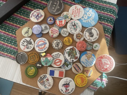 Old badges joblots - old,