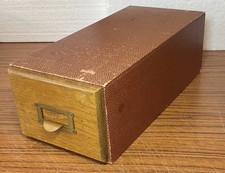Vintage (D) Card Index Storage