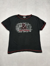 Vintage Dolce & Gabbana D&G Y2K 2000s Black Graphic Baby Tee XS-S T-Shirt Rare