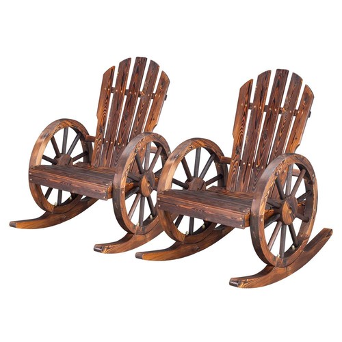 2pcs garden wooden bench - garden,