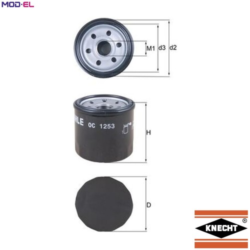 Oil filter 1253 for - oc,