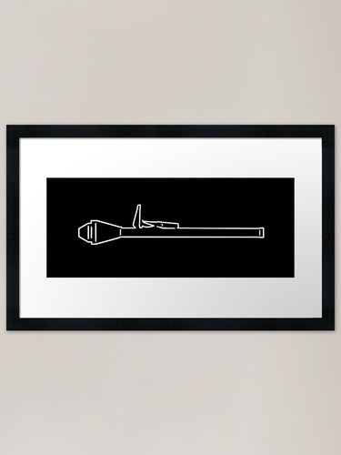 Panzerfaust framed art - framed,