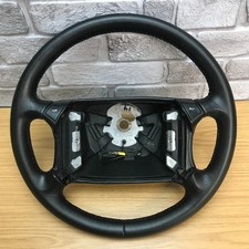 Genuine Porsche 944 968 964 Leather Steering Wheel 94434780451.  RETRIMMED.  17A