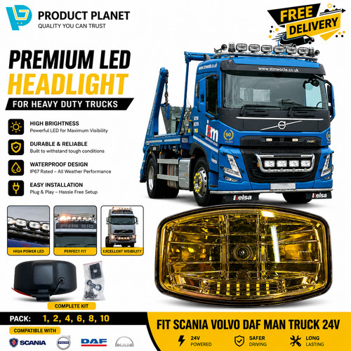 Truck 24v jumbo oval spot - truck,
