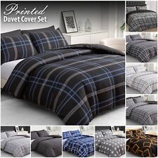 Double Duvet Cover Set Reversible Luxury King Size Quilt Cover Set Bedding Set
