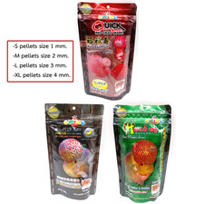 100g Okiko Flowerhorn food Cichlid Head Huncher Color Faster K