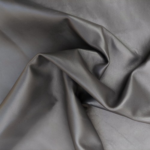 Dark gray soft nappa - , sheepskin