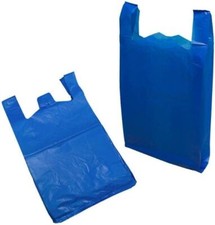 PLASTIC VEST CARRIER BAGS *ALL SIZES* - SUPERMARKETS STALLS SHOPS