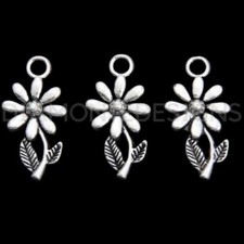 20 Pcs Tibetan Silver Daisy