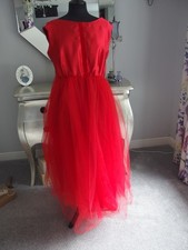 Vintage 1950s style dress size 12 Handmade New Christmas Party