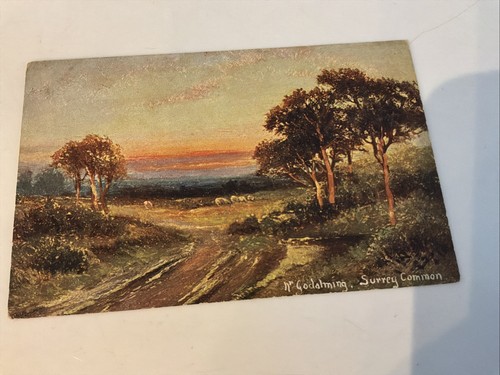 Vintage card postcard surrey - postcard,