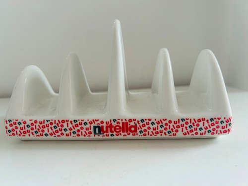 Nutella logo ceramic toast - logo,