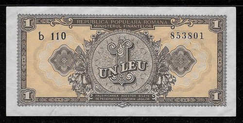 Romania 1952 leu 81b - 1952, vf
