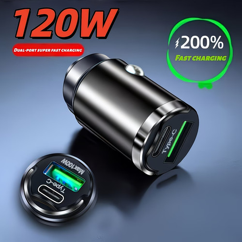 Fast car charger usb port - fast, 2