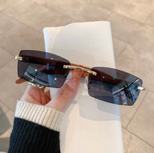Gold frame Black Lens Square
