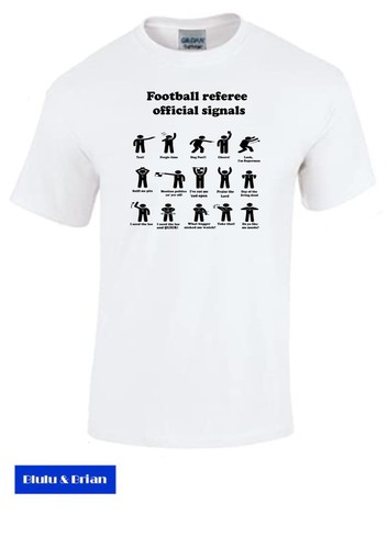 Funny football referee signals