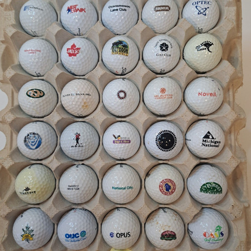 Logo golf balls lot 021 - balls,