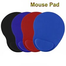 ANTI-SLIP MOUSE PAD MAT WITH FOAM WRIST SUPPORT PC & LAPTOP UK SELLER