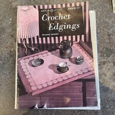 Vintage Coats Crochet cotton Booklet 455 decorative edgings + 2 instructions