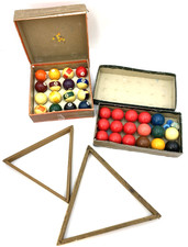 Aramith Belgian Set of Billiard Pool Balls & Set of Snooker Balls 1 3/4”  B14