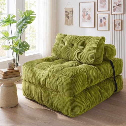 Elegant green folding - green, bed